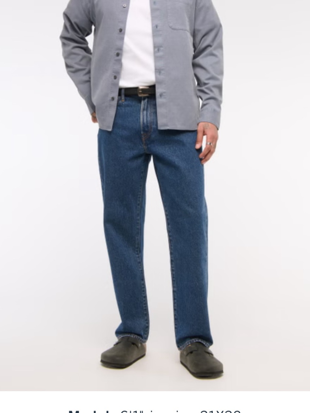Abercrombie and fitch men’s 90s loose jean 32 x 32